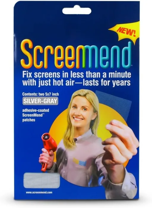 ScreenMend Window Screen Repair Patch (6 in × 6-2/3 in)